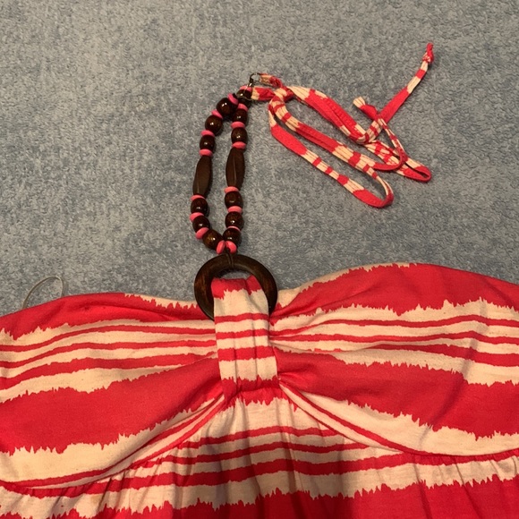 2 dresses. Long,  tie around the neck. I am 5’5” for reference - Picture 2 of 8